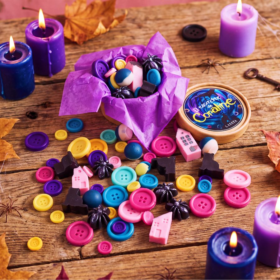 Pack El Escondite de Coraline | Wax Melts + Quemador Gato