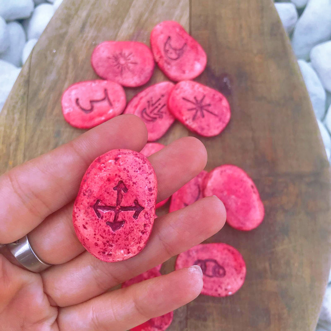 Runas de Bruja artesanales "Lágrimas de Freyja"