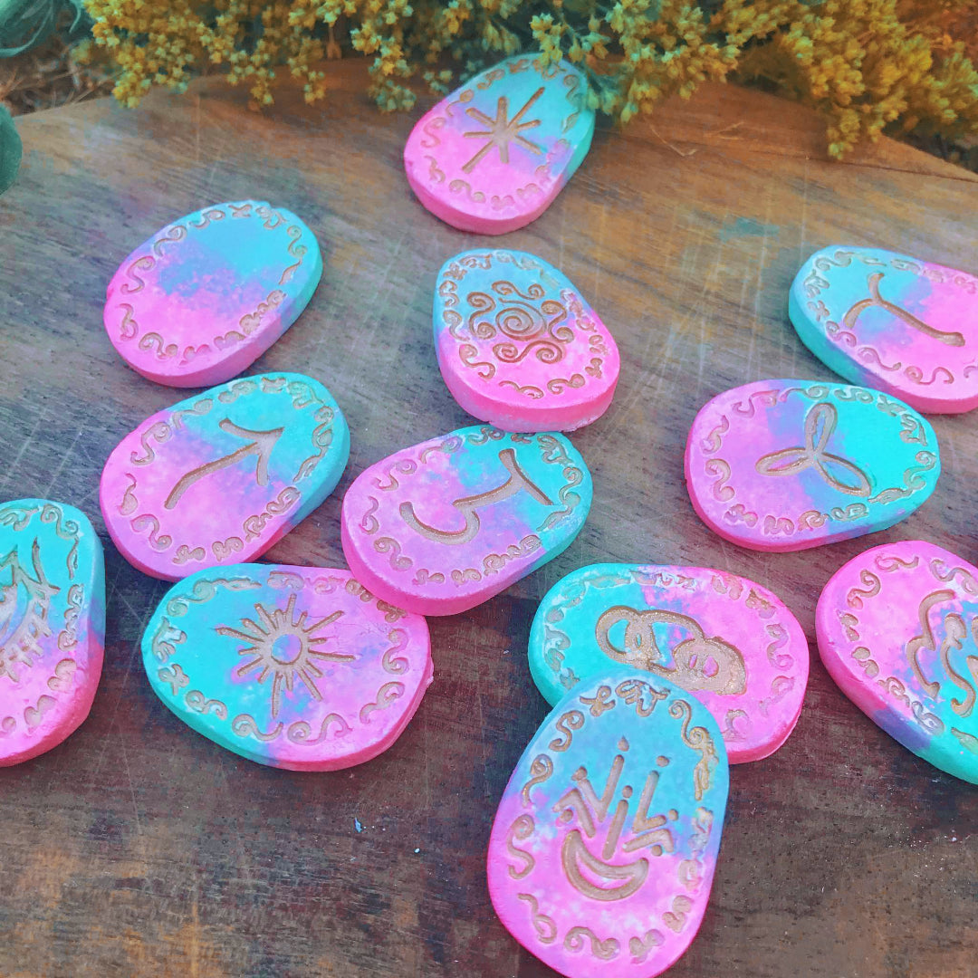 Runas de Bruja artesanales "Brillo de Calypso"