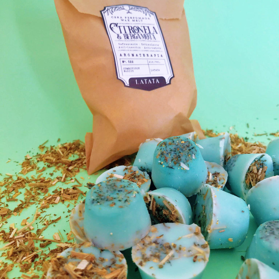 Cera perfumada de Citronela y Bergamota