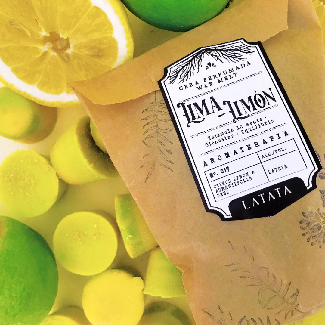 Cera perfumada de Lima-limón