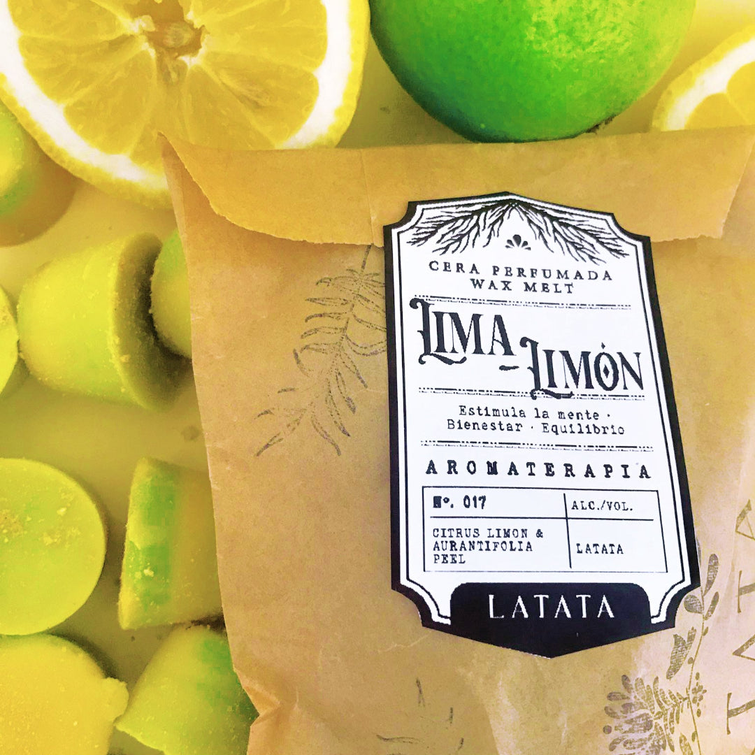 Cera perfumada de Lima-limón