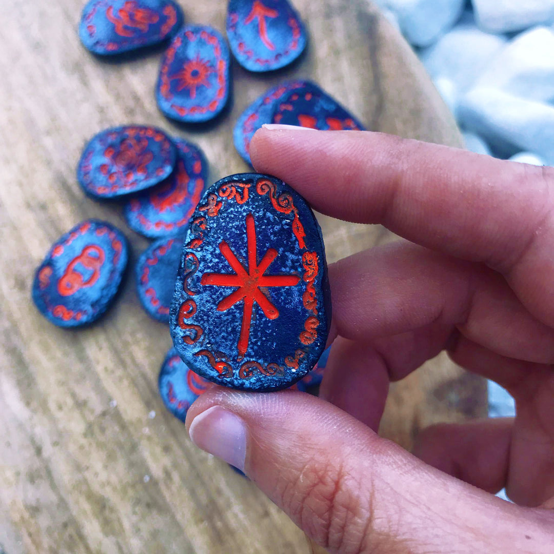 Runas de Bruja artesanales "Tormenta Astral"