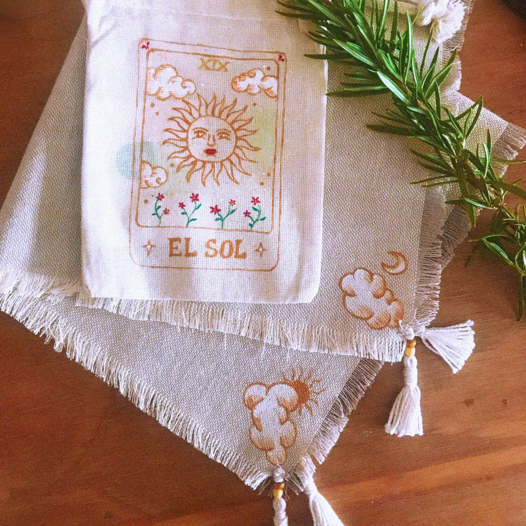 Conjunto saquito + tapete para runas "Despertar"