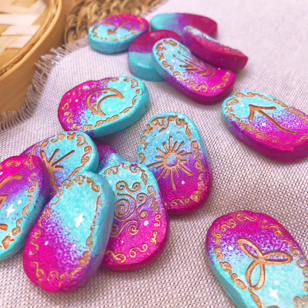 Runas de Bruja artesanales "Corazón del mar"