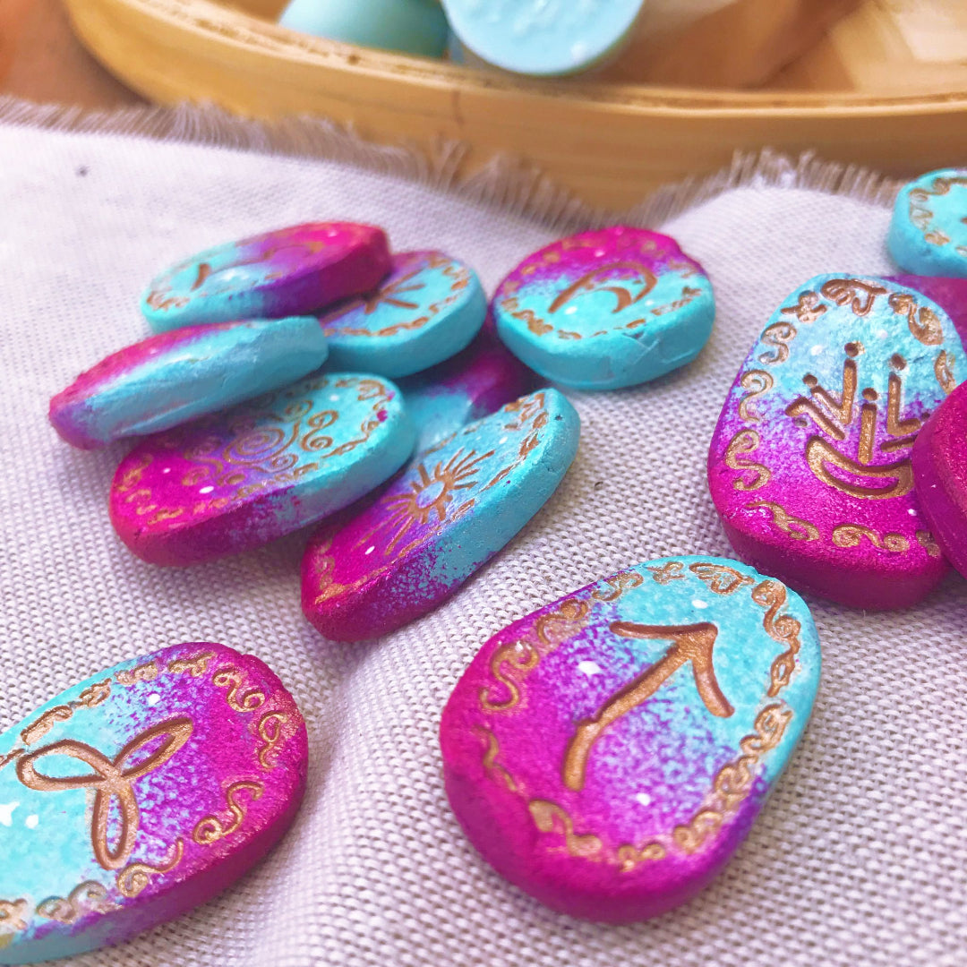 Runas de Bruja artesanales "Corazón del mar"