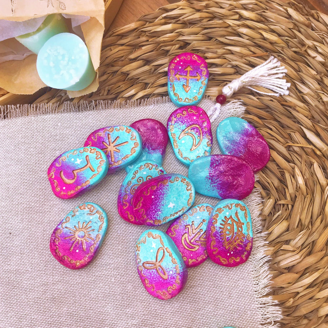 Runas de Bruja artesanales "Corazón del mar"