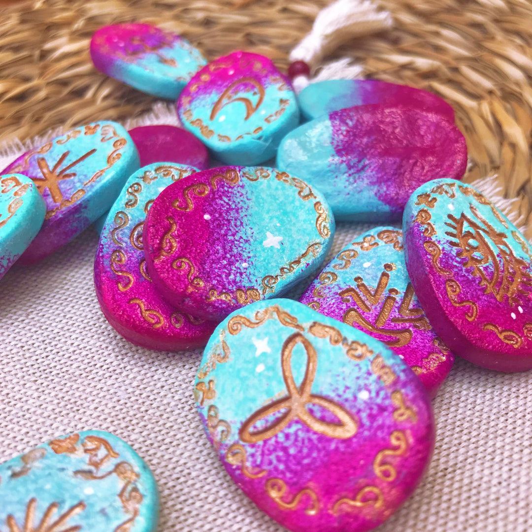 Runas de Bruja artesanales "Corazón del mar"