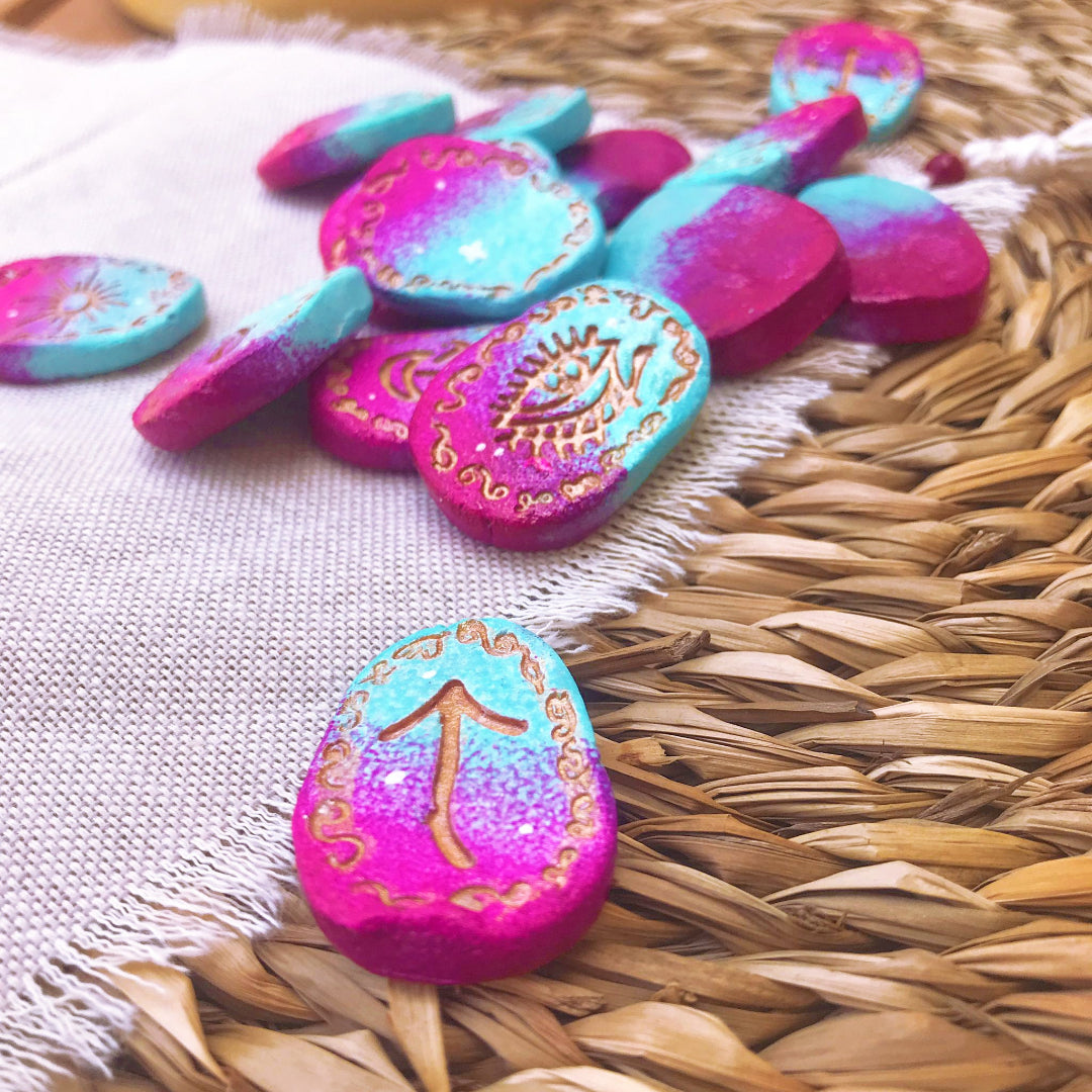 Runas de Bruja artesanales "Corazón del mar"