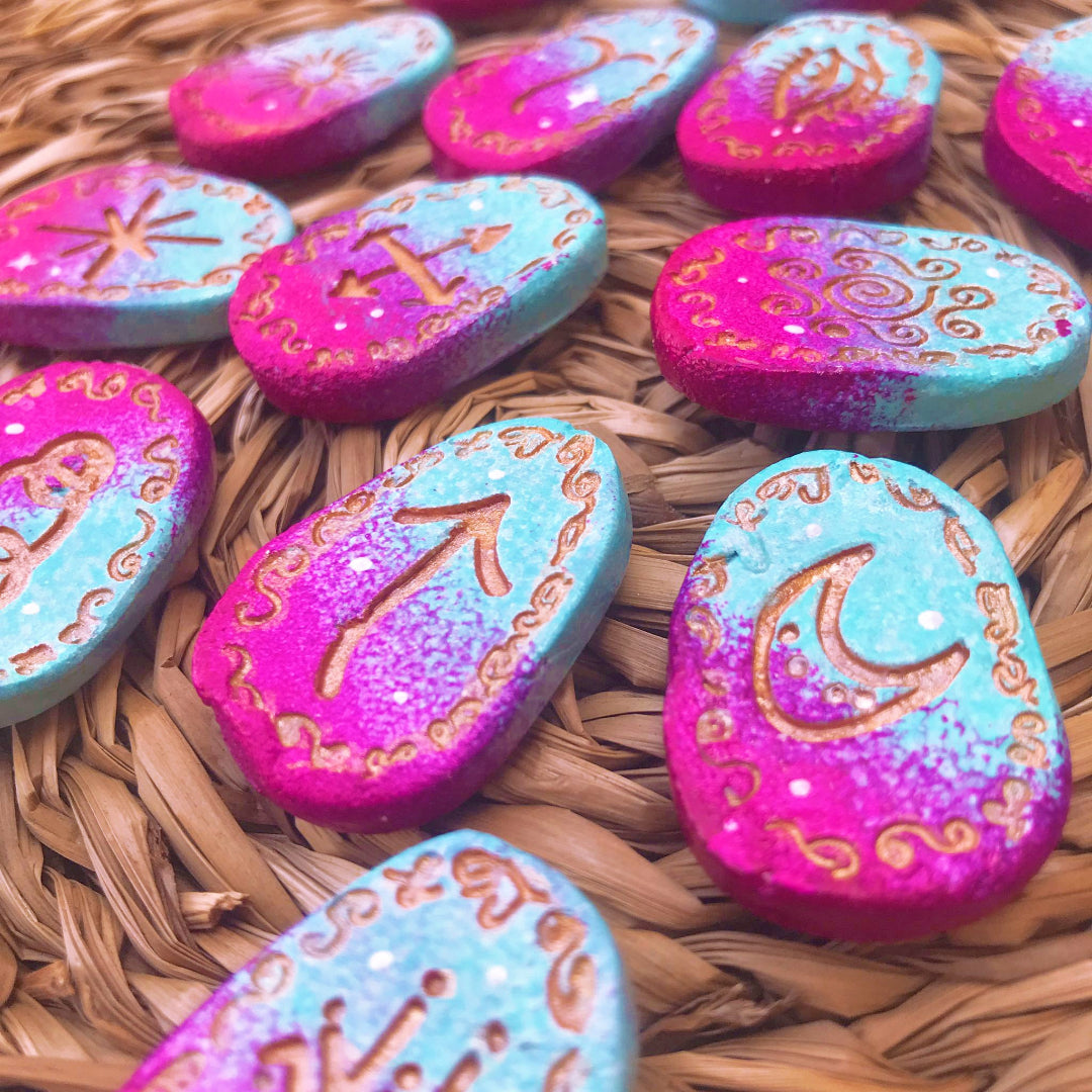 Runas de Bruja artesanales "Corazón del mar"