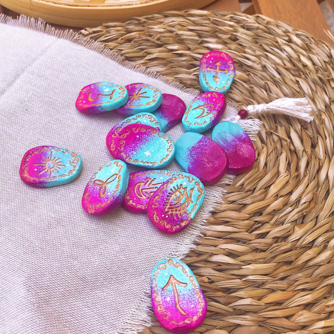 Runas de Bruja artesanales "Corazón del mar"