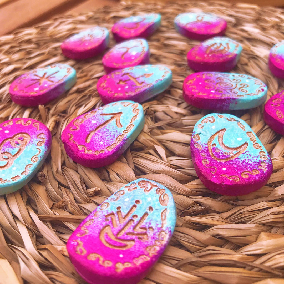 Runas de Bruja artesanales "Corazón del mar"