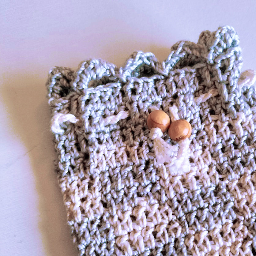 BOLSA ARTESANAL | CROCHET | Cuadros (S)