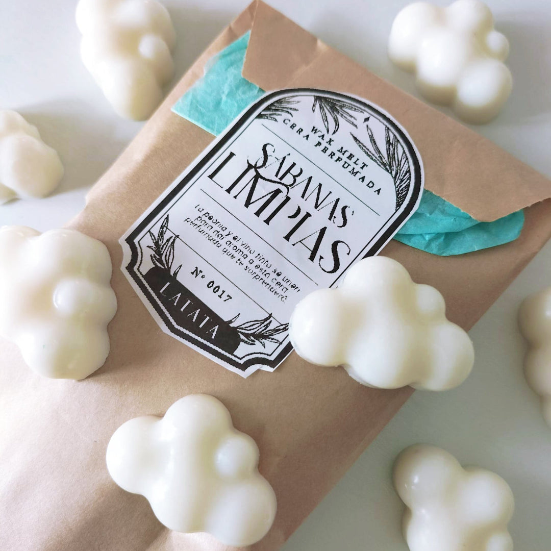 WAX MELTS | Ceras perfumadas naturales | Sábanas limpias