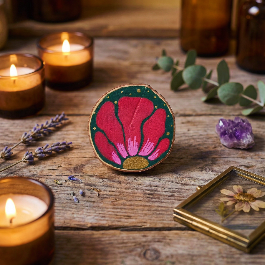 Imanes para nevera de madera "Alma Doméstica"