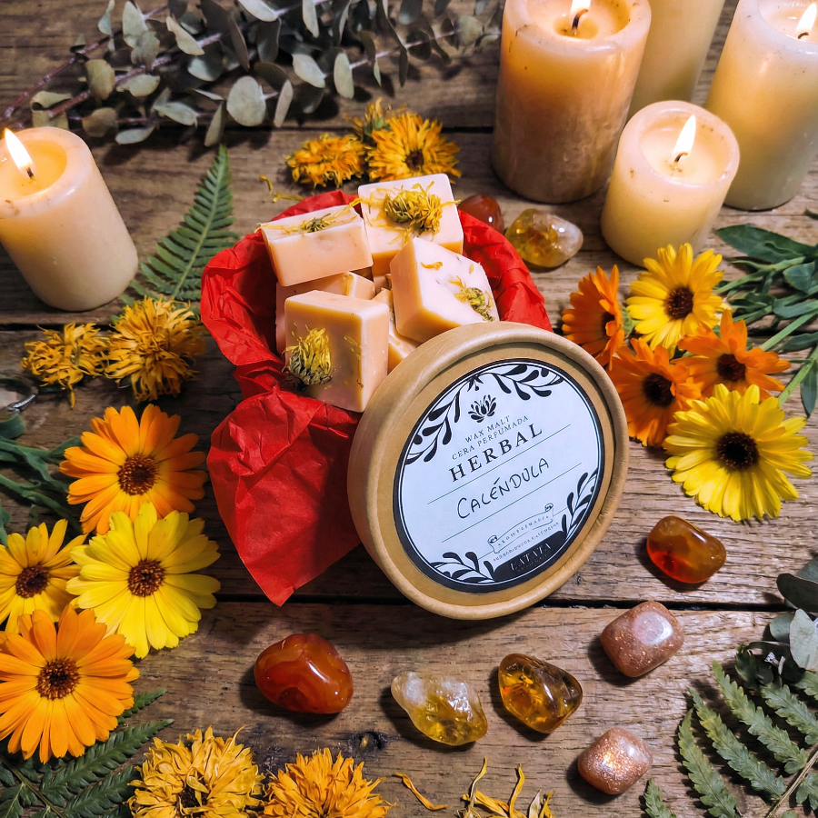 Cera perfumada de Caléndula