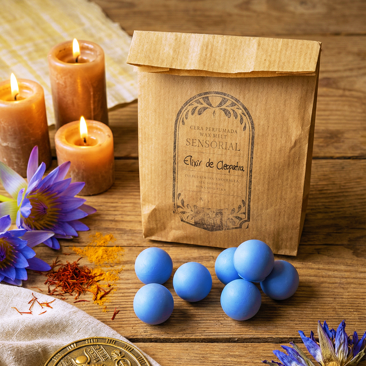 Cera perfumada "Elixir de Cleopatra"