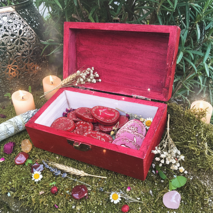 Runas de Bruja + cajita "Ígnea"