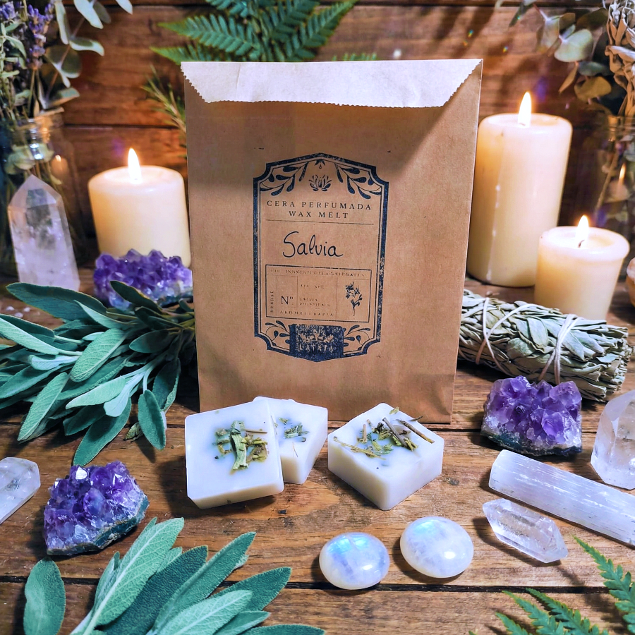 Sage scented wax