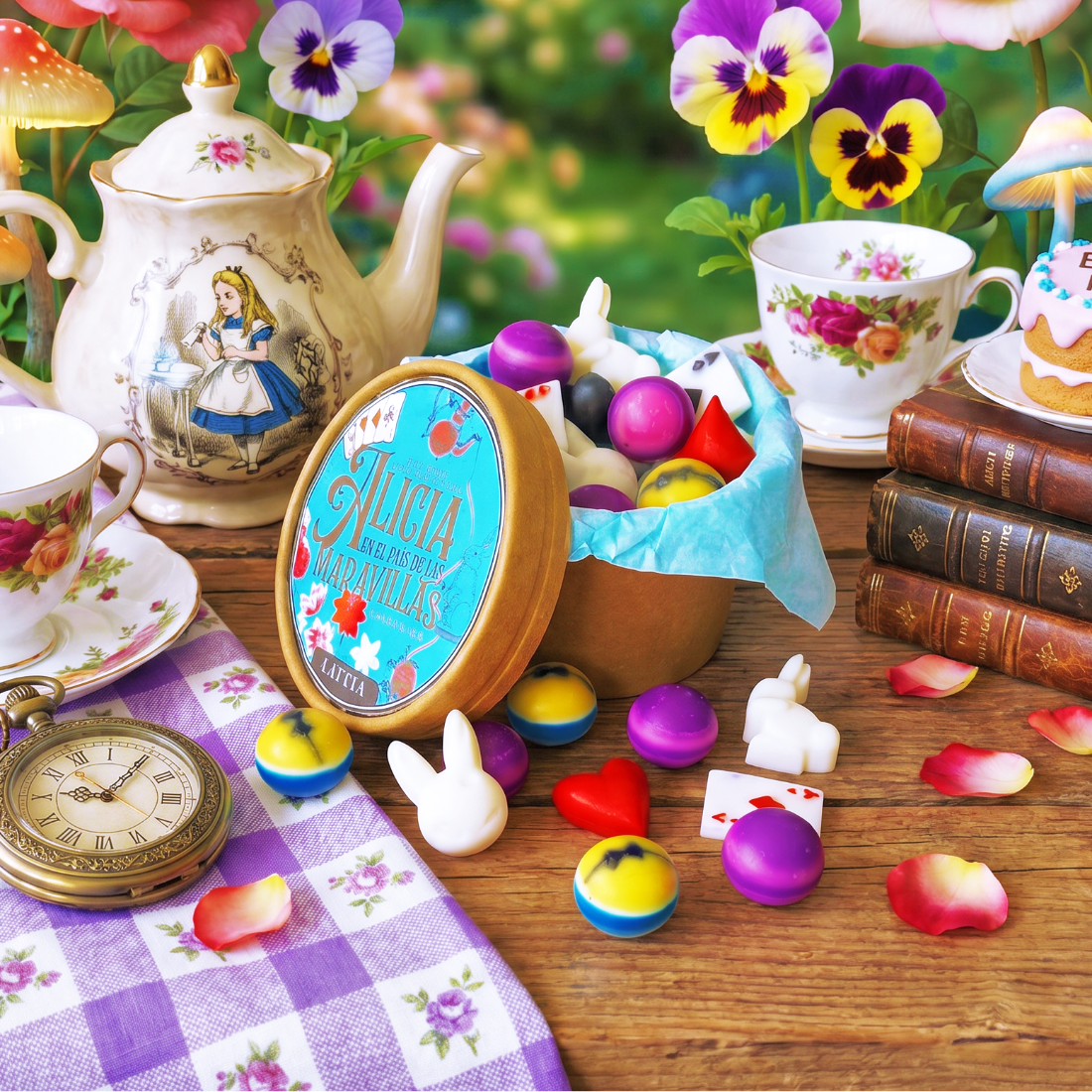 "Alice in Wonderland" scented wax