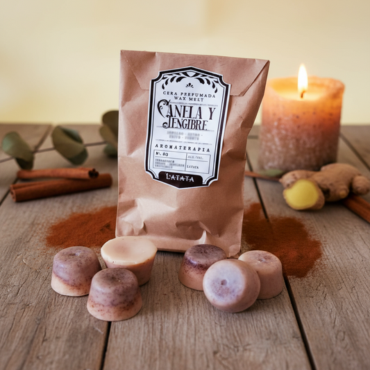 Cera perfumada de Canela y Jengibre
