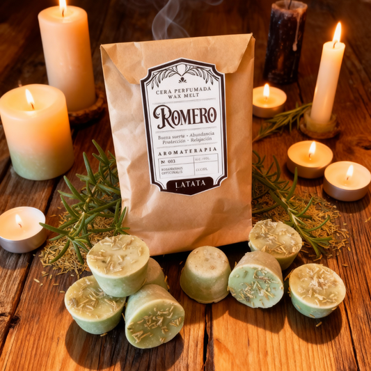 Cera perfumada de Romero