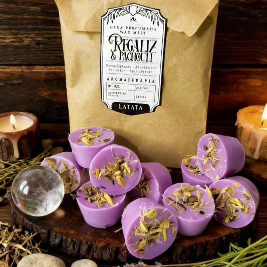 Cera perfumada de Regaliz y Pachouli