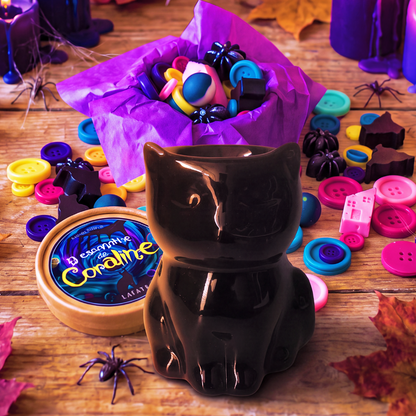 Pack El Escondite de Coraline | Wax Melts + Quemador Gato