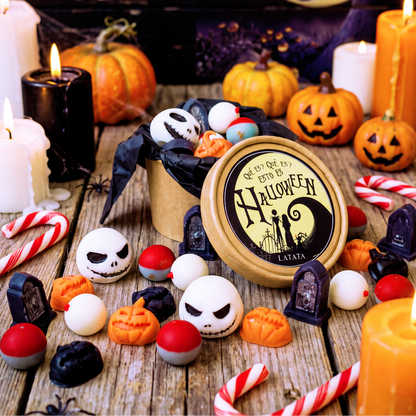 Pack ¿Qué es? ¿Qué es? ¡Esto es Halloween! | Wax Melts + Quemador