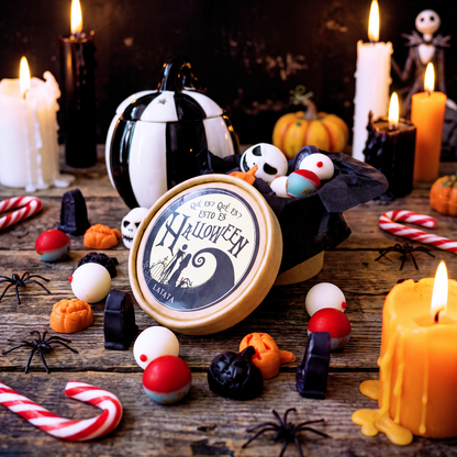 Pack ¿Qué es? ¿Qué es? ¡Esto es Halloween! | Wax Melts + Quemador