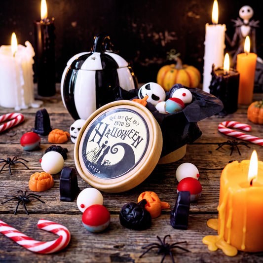 Pack ¿Qué es? ¿Qué es? ¡Esto es Halloween! | Wax Melts + Quemador