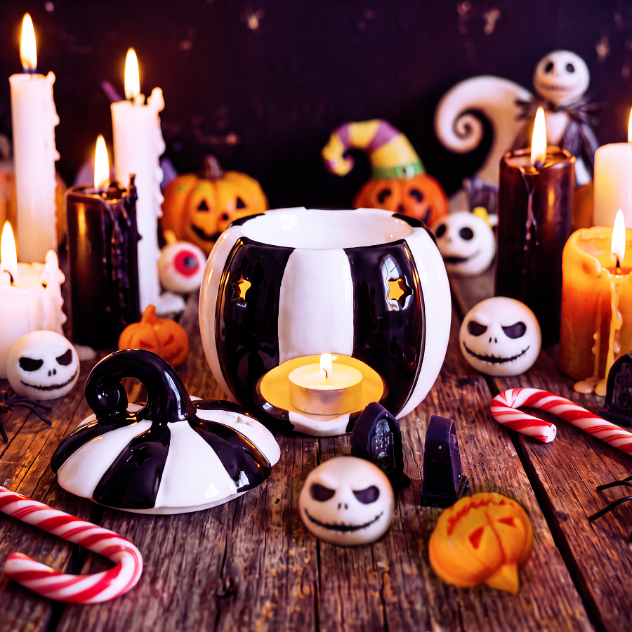 Pack ¿Qué es? ¿Qué es? ¡Esto es Halloween! | Wax Melts + Quemador