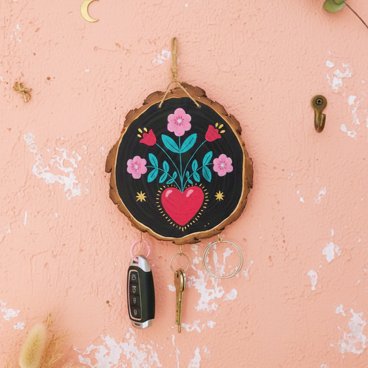 Colgador de llaves rústico “Savia Noema”