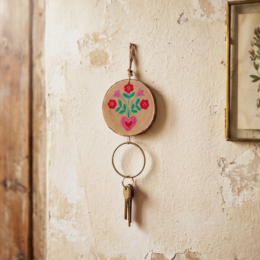 Colgador de llaves rústico “Eirën”