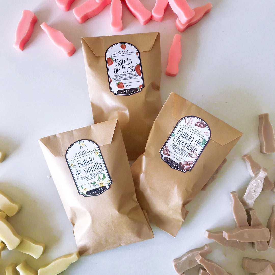 WAX MELTS | Ceras perfumadas naturales | Batido de Chocolate