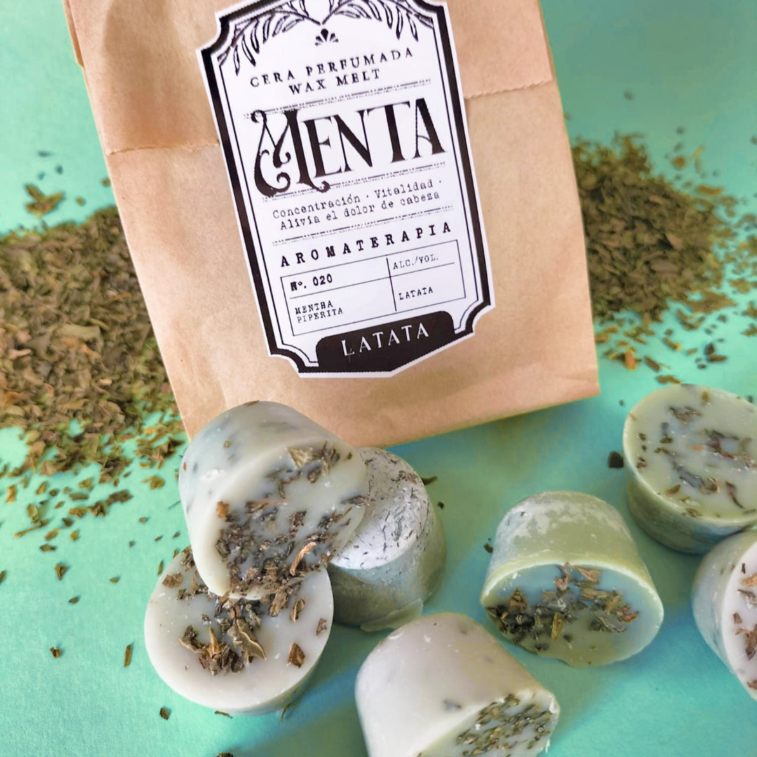 Cera perfumada de Menta