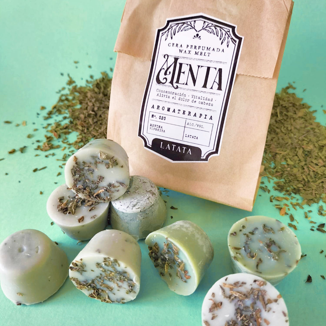 Cera perfumada de Menta