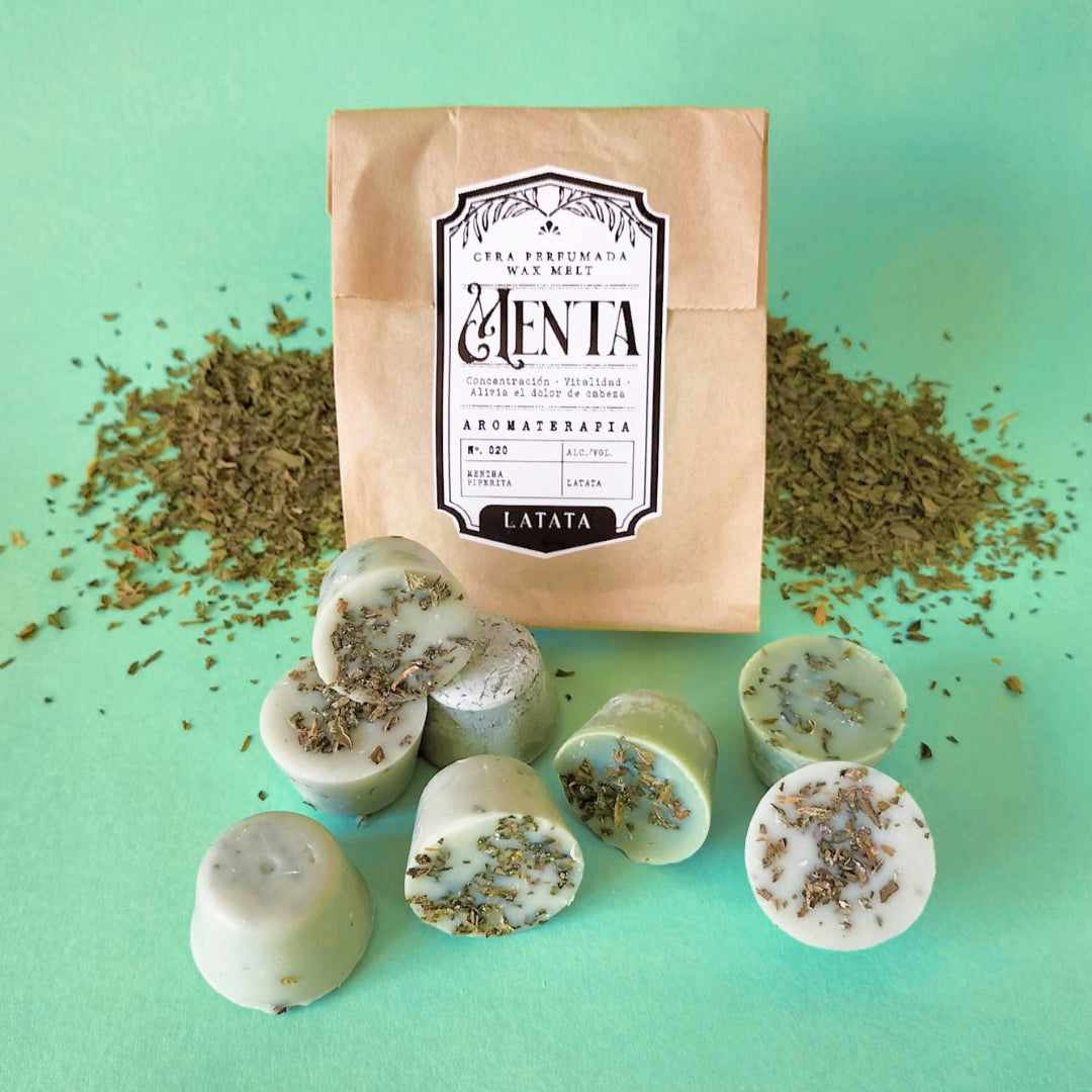 Cera perfumada de Menta