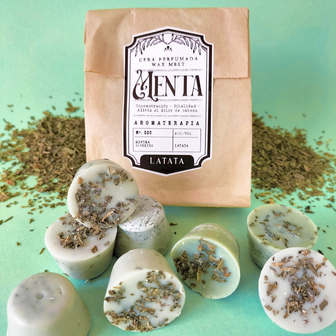 Cera perfumada de Menta