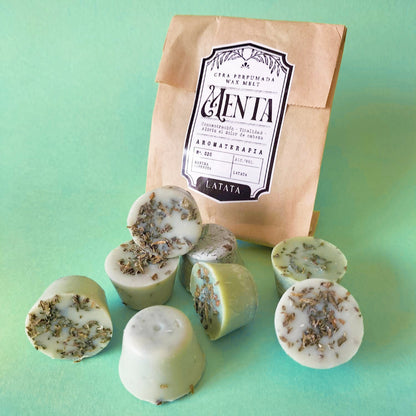 Cera perfumada de Menta