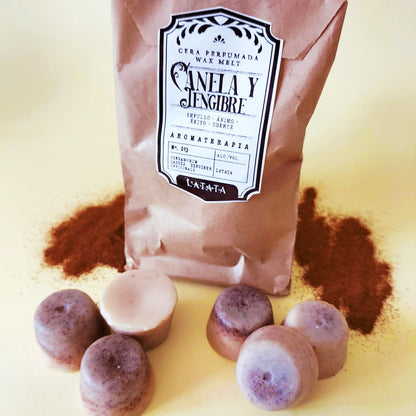Cera perfumada de Canela y Jengibre