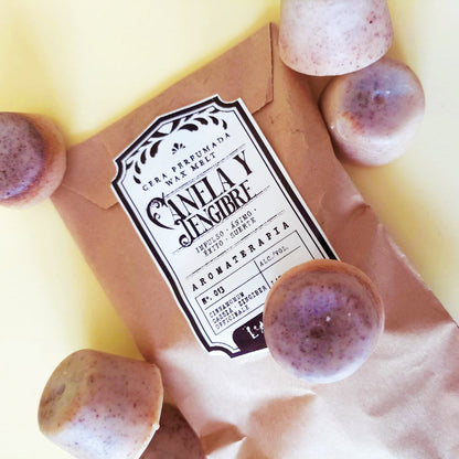 Cera perfumada de Canela y Jengibre