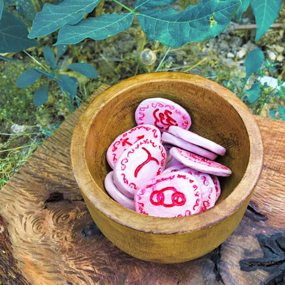 Runas de Bruja artesanales "Llama del Amor Sagrado"
