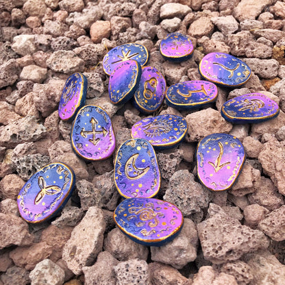 Runas de Bruja artesanales "Velo Astral"