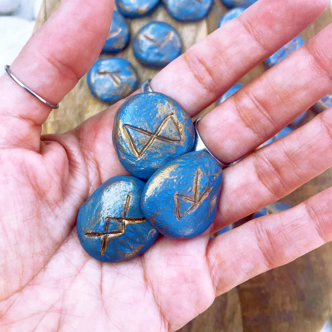 Runas Vikingas artesanales "Viento de Odín"