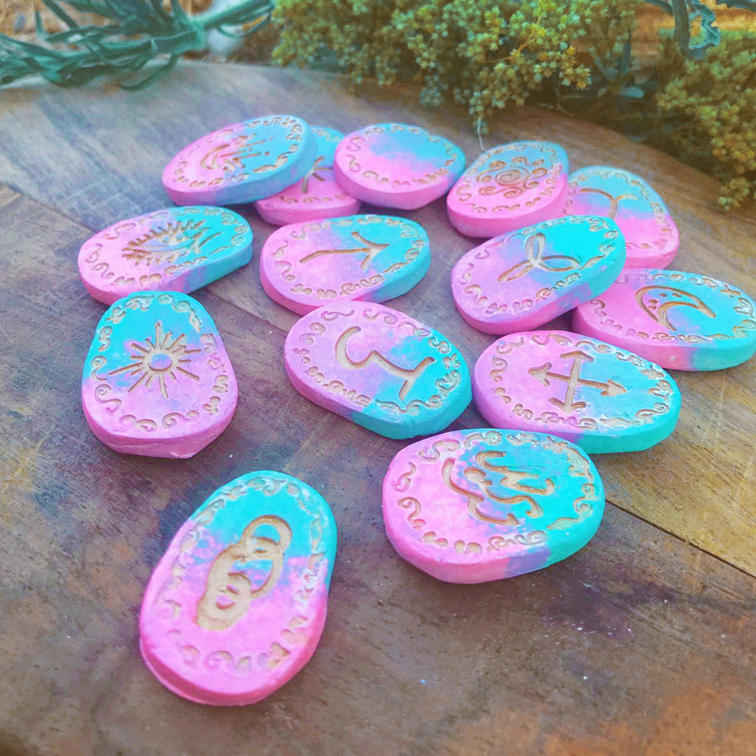 Runas de Bruja artesanales "Brillo de Calypso"