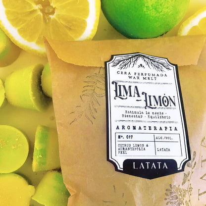 Cera perfumada de Lima-limón