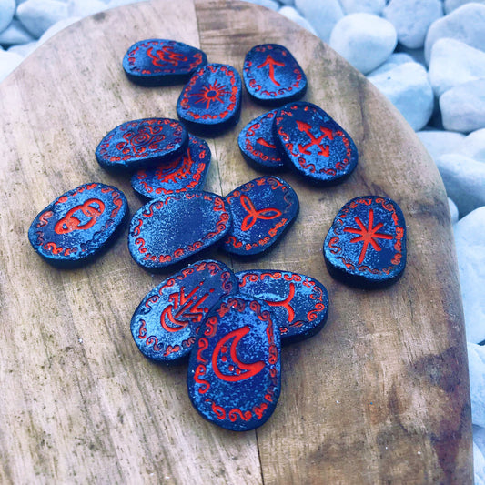 Runas de Bruja artesanales "Tormenta Astral"