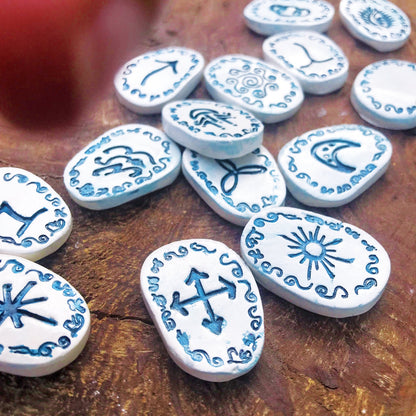 Runas de Bruja artesanales "Eco del Templo"
