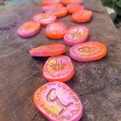 Runas de Bruja artesanales "Aurora Encantada"
